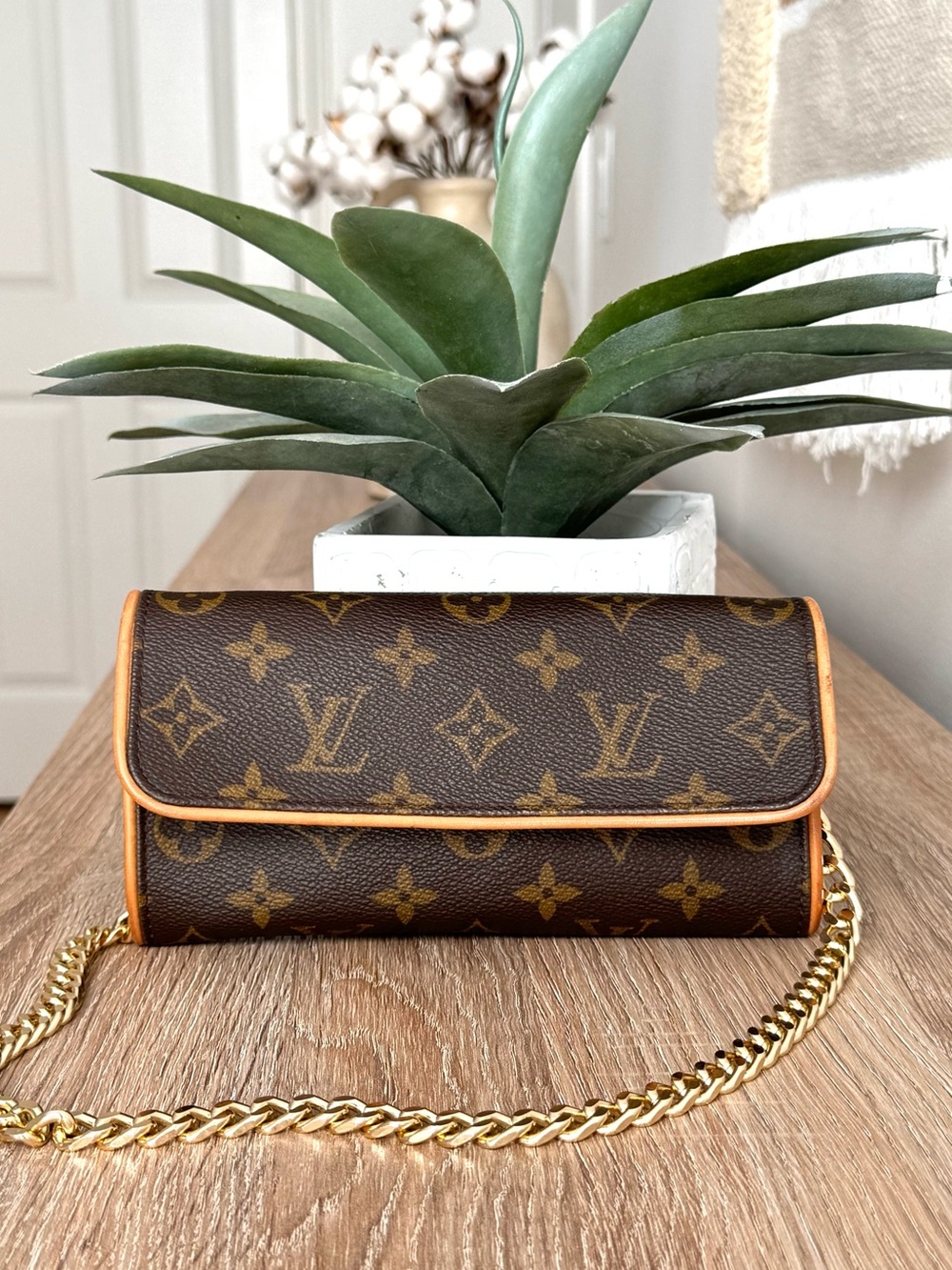 ✅AUTH✅LOUIS VUITTON TWIN PM SHOULDER BAG